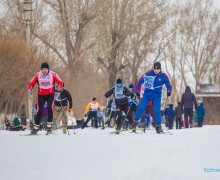 В Камне-на-Оби прошли соревнования по лыжным гонкам - «Лыжня России — 2023»