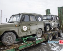 Автоколонна «Vесточка из дома – с Zаботой о солдате» пересекла Камень-на-Оби