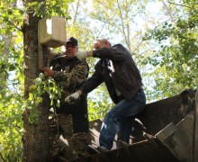 Сотрудники МО МВД России Каменский присоединились к экологической акции в городе Камень-на-Оби