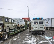 Автоколонна «Vесточка из дома – с Zаботой о солдате» пересекла Камень-на-Оби