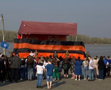 В Камне-на-Оби прошла массовая акция Свеча Победы.