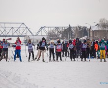 В Камне-на-Оби прошли соревнования по лыжным гонкам - «Лыжня России — 2023»