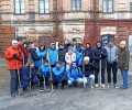18 апреля 2023 года во дворе Винокуровского особняка состоялся субботник.