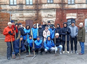 18 апреля 2023 года во дворе Винокуровского особняка состоялся субботник.