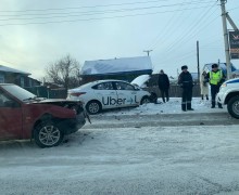 Очередное ДТП, возле магазина Стройбат.