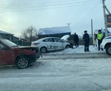 Очередное ДТП, возле магазина Стройбат.