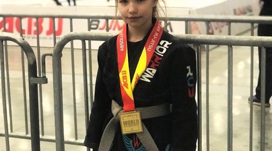 Юная спортсменка из Барнаула – чемпион мира по бразильскому джиу-джитсу!