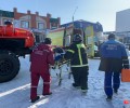 В результате возгорания киоска в Камне-на-Оби есть пострадавший