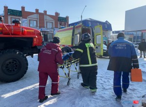В результате возгорания киоска в Камне-на-Оби есть пострадавший