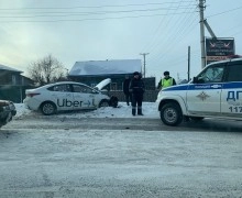 Очередное ДТП, возле магазина Стройбат.