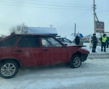 Очередное ДТП, возле магазина Стройбат.