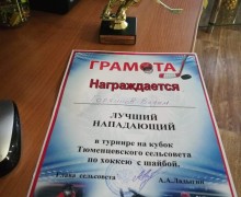 Команда из Камня-на-Оби заняла первое место в турнире по хоккею на кубок Тюменцевского сельсовета
