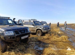 Первоапрельские покатушки День дурака от клуба МВД 4х4: Грязь, снег и котелок!