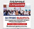 Публичные слушания О прямых выборах главы района